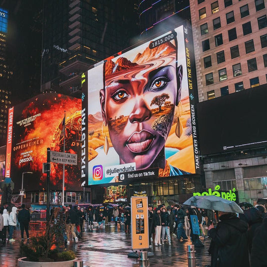 Julien Durix à Times Square !