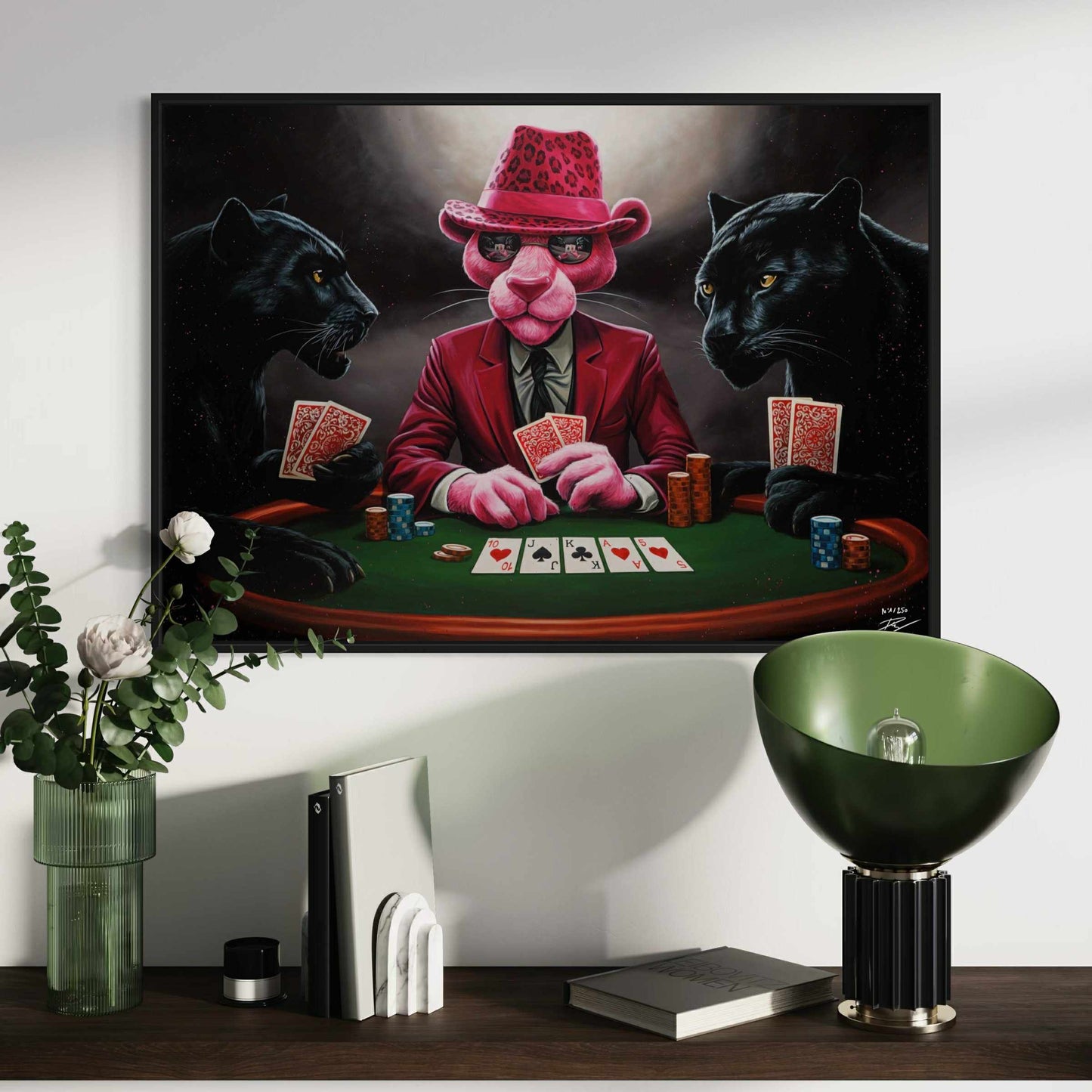 Bluff in pink