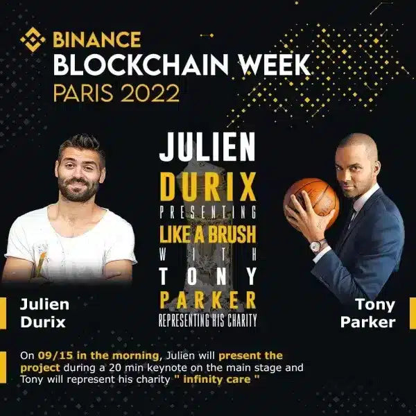 Julien Durix invité à la Blockchain Week Paris 2022 !