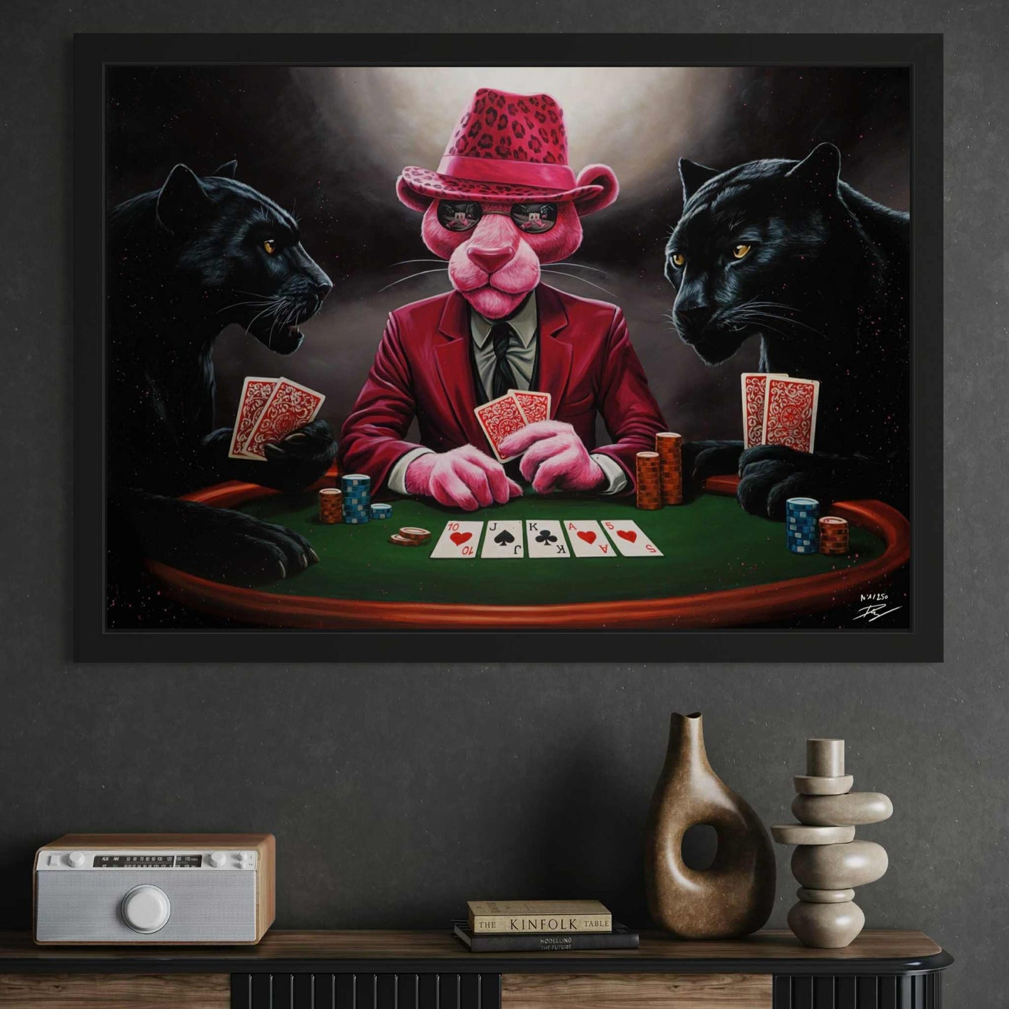 Bluff in pink
